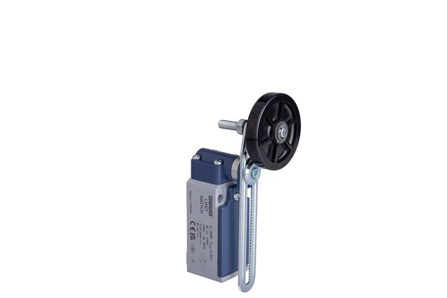 L51 Metal Gövde 50 mm Lastik Ayarlanabilir Kollu Makara Ayarlı Makara Yavaş Hareketli 1NO+1NC Sınır Şalter